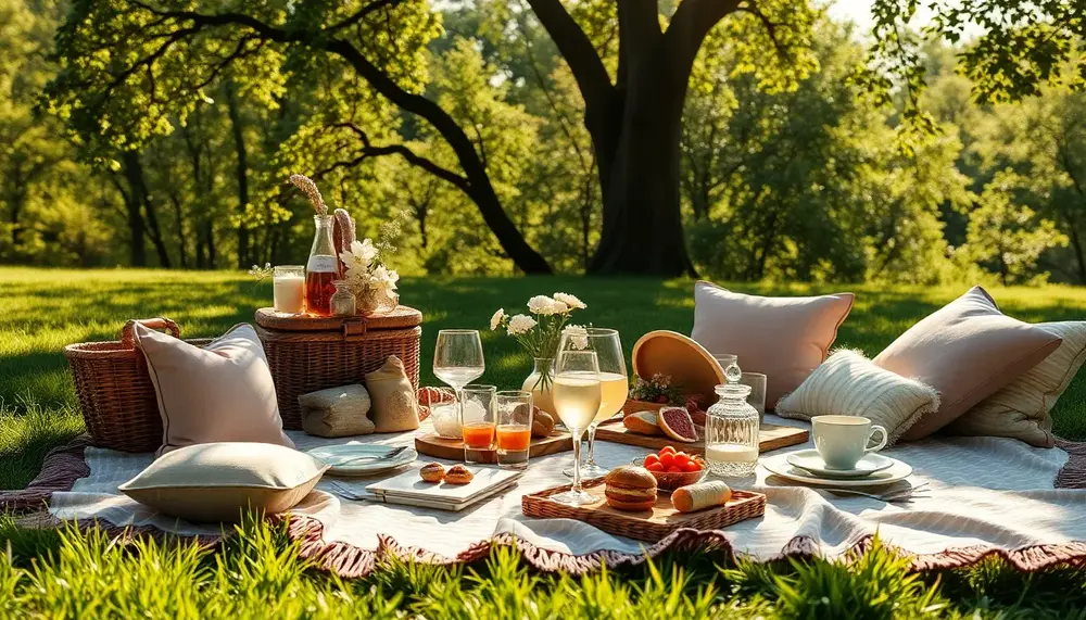 Create a Dreamy Picnic Setting with Luxurious Decor Ideas