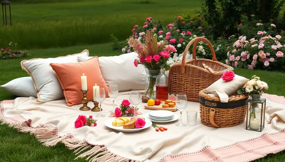 Create a Luxurious Picnic Experience with Elegant Decorations