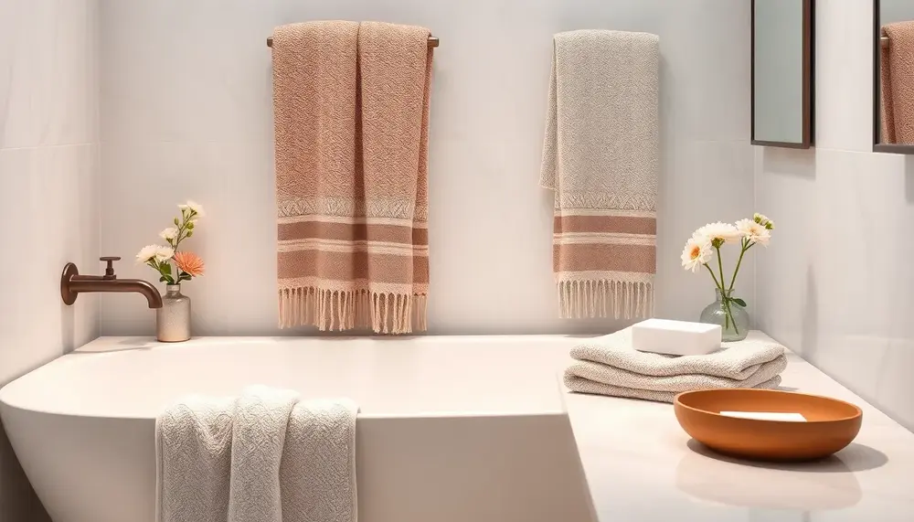 Elevate Your Bathing Rituals with the Softness and Style of Luxury Decorative Towels