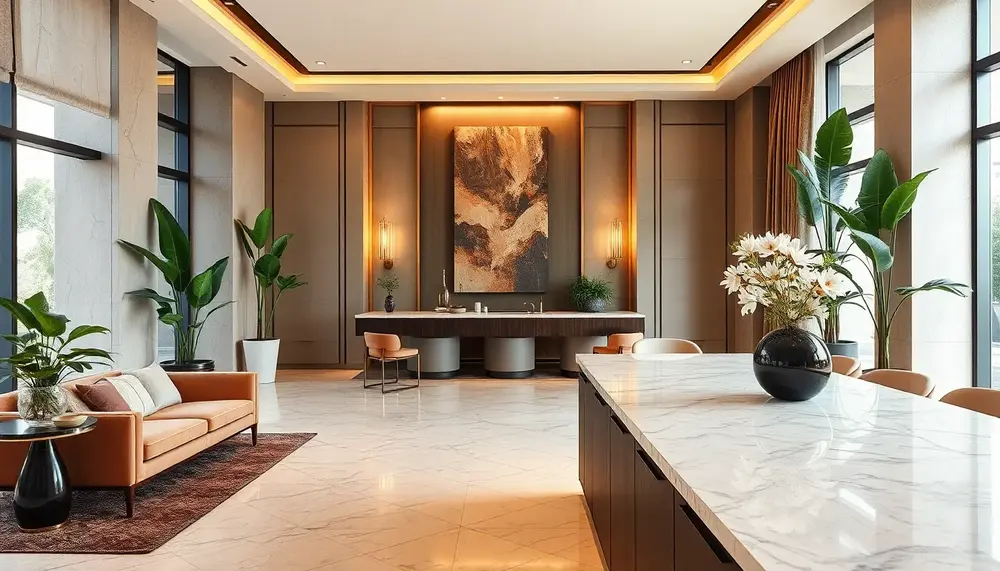 Elevate Your Space with Luxurious Quartz Design