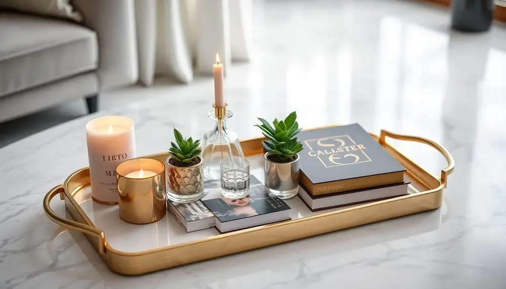 Organize and Display in Style with a Luxurious Decorative Tray