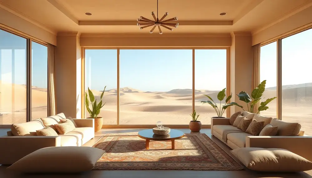 The Serenity of the Sands: Desert Luxury Interior Design Inspiration